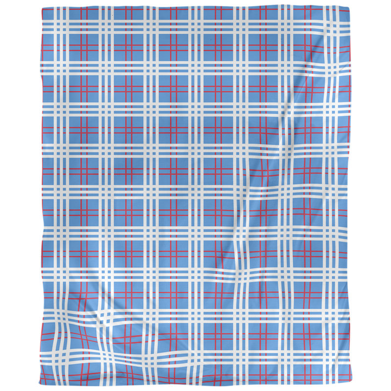 Housse de couette de luxe simple de style football Houston, Housse de couette simple TG, Bleu clair / rouge / blanc