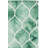 Coleman Hand Tufted Wool/Cotton Geometric Rug in Green/Ivory-16767659