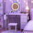 Built-In Outlets Makeup Desk With Mirror And Light- Vanity Set Table With Chair & Drawers-920399349