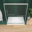 Base de bac de douche à seuil simple 60 po x 36 po en blanc avec ensemble de drain central et couvercle de drain inclus