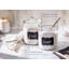 KooK Glass Storage Containers with Lids, 1/2 Gallon, Airtight Pantry Jars with Chalk & Labels
