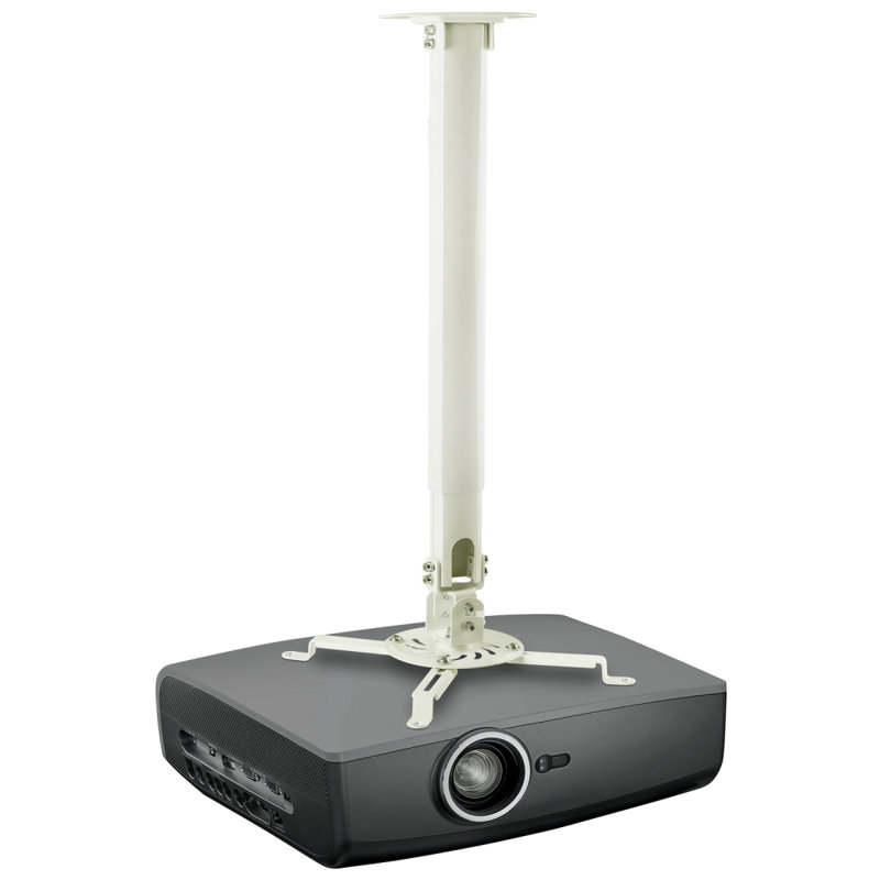 Montez-le! Support universel réglable en hauteur pour projecteur et support pour plafond, 30 lb Capacité