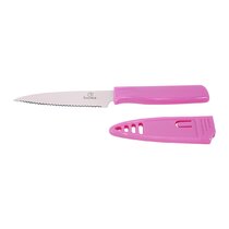 Styled Settings Pink Knife Set with Magnetic Knife Block - 6 PC Pink a —  CHIMIYA