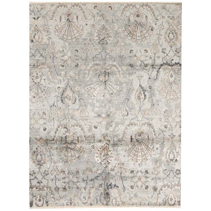 Himalayan Ikat Area Rug, Rectangle 9'10" x 13'9"