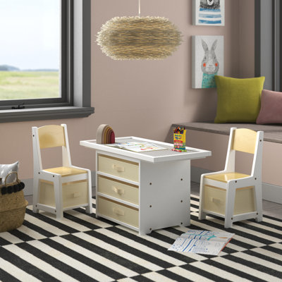 Owensby Kids Rectangular Play Table and Chair Set by Mack & Milo
