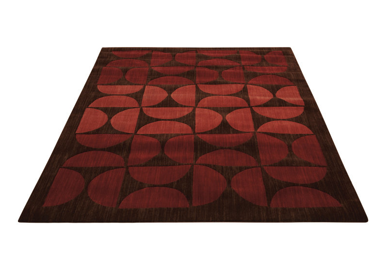 Metropolitan Wool Geometric Indoor Rug, Rectangle 2'6" x 4'