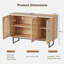 Buffet en rotin avec rangement