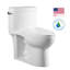 Toilette ronde 6 pièces GPF avec siège à fermeture douce et homologué cUPC (siège inclus)