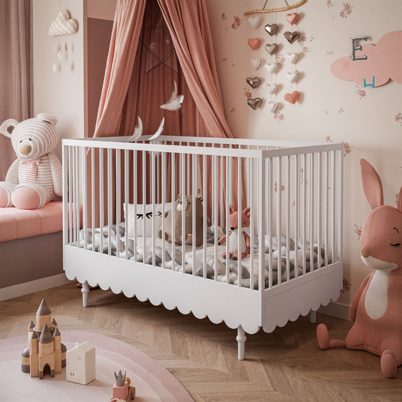 Cot Bed Gunulf for Baby's, White