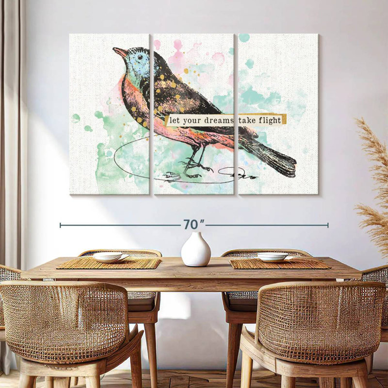 Brampt Thoughtful Wings II, 42" H x 65" W