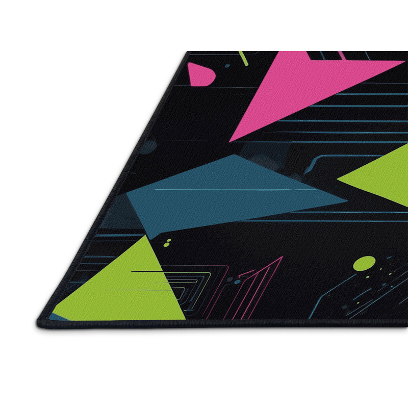 Synth Horizon Rug, Square 3'