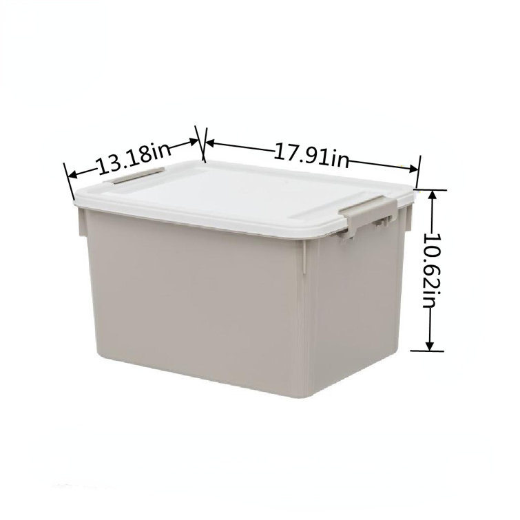 Umber Rea Reinforced Right Angle Sorting Box Thickened Transparent