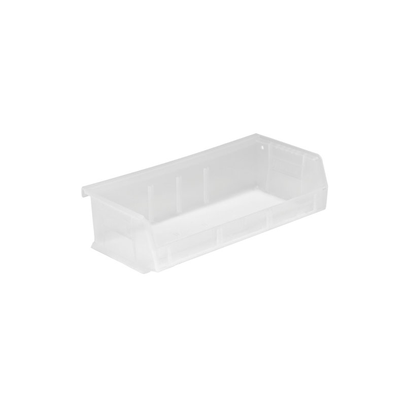  QUS232CL Ultra Stack & Hang Heavy Duty Part Organizer Clear Bins 6" L x 11" W x 3" H 8 Pack, Clear