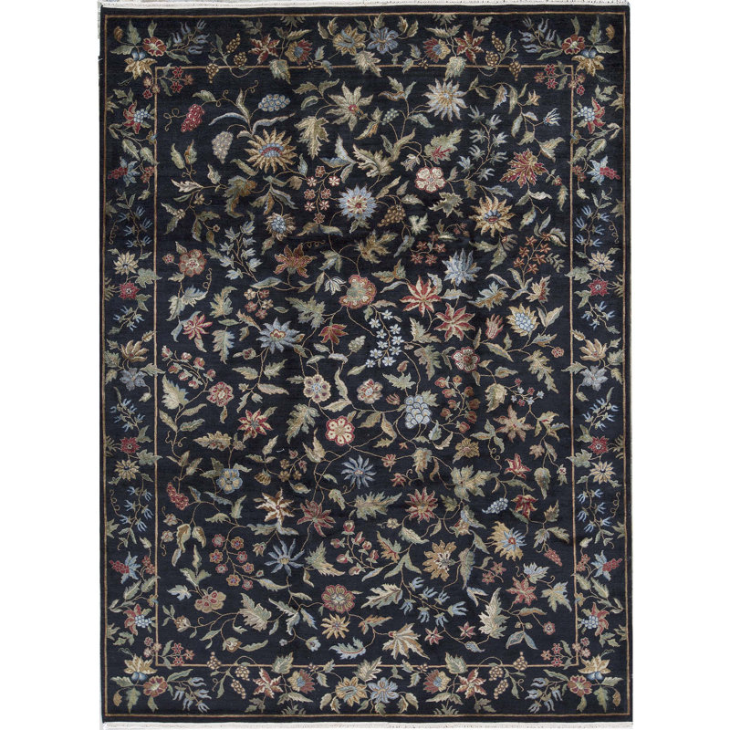 One-of-a-Kind 9'2" X 12'3" Area Rug in Black