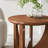 Solid Oak Round Side Table