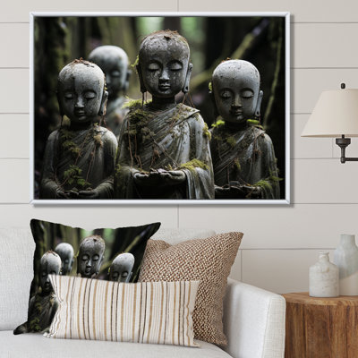 Japon Art Jizos Guardianship II - Japanese Canvas Art Print