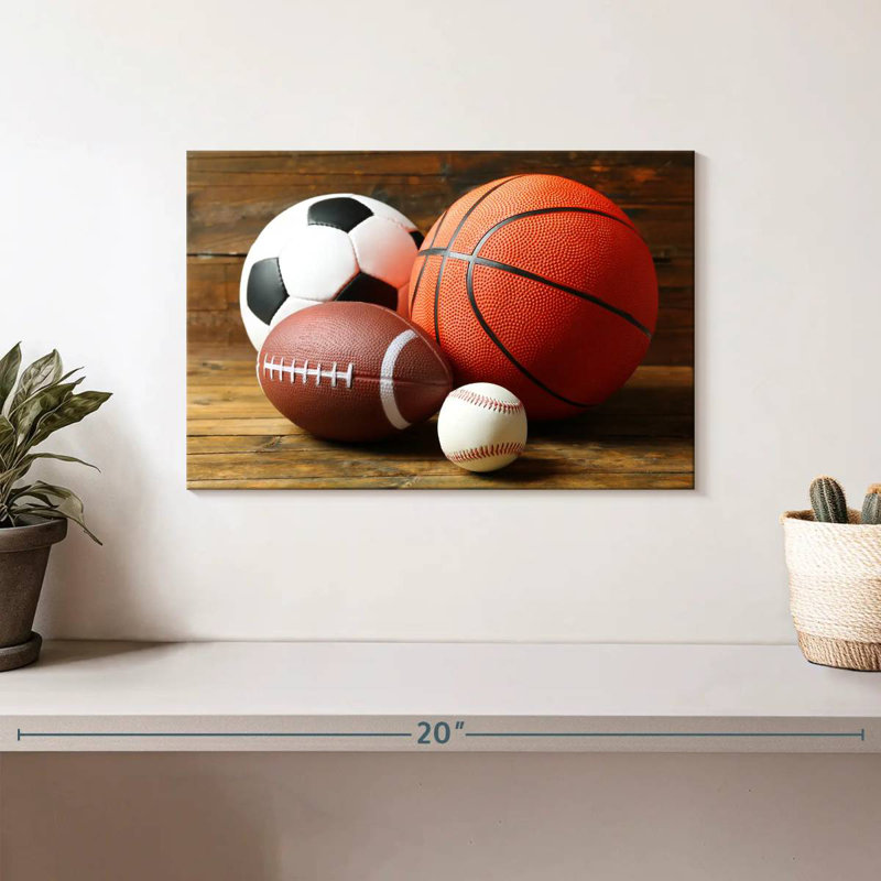 Ballons de sport Sireci, H 8 po x l 12 po