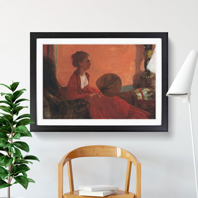 Madame Camus by Edgar Degas - Picture Frame Painting