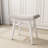 Solid Wood Vanity Set with Stool, Flip Top Mirror, Adjustable Lights and Glass Tabletop-2036865183