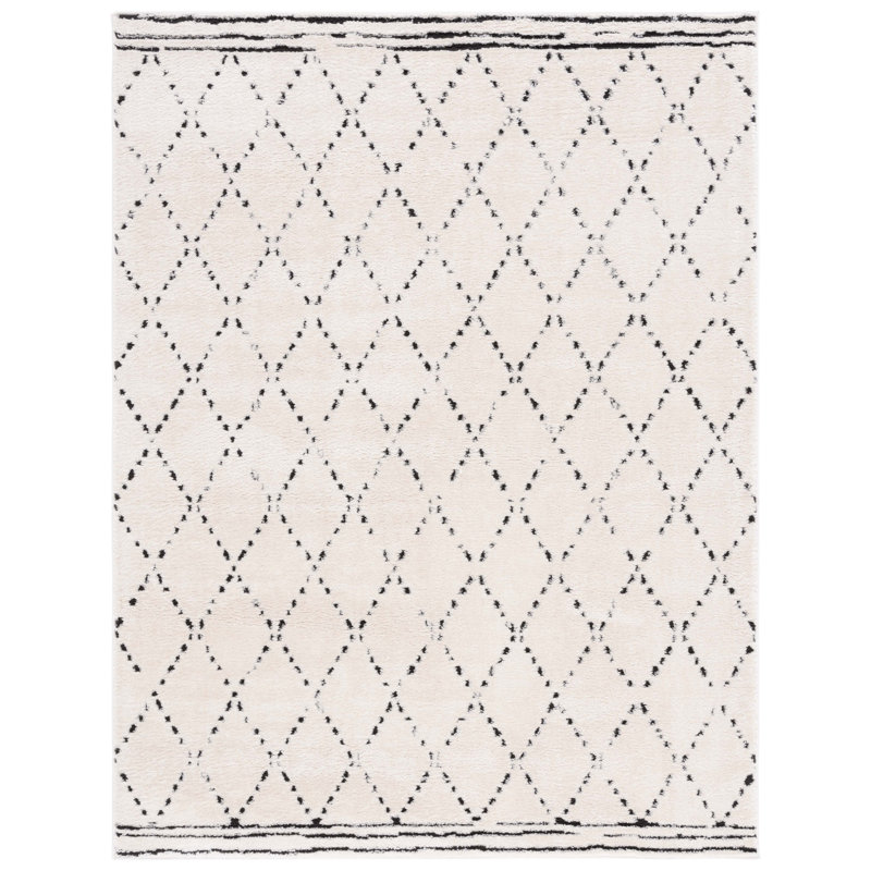 Geometric Area Rug, Rectangle 91 x 152cm