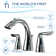 Nasoni Widespread Bathroom Fountain Faucet with Drain Assembly and Filter