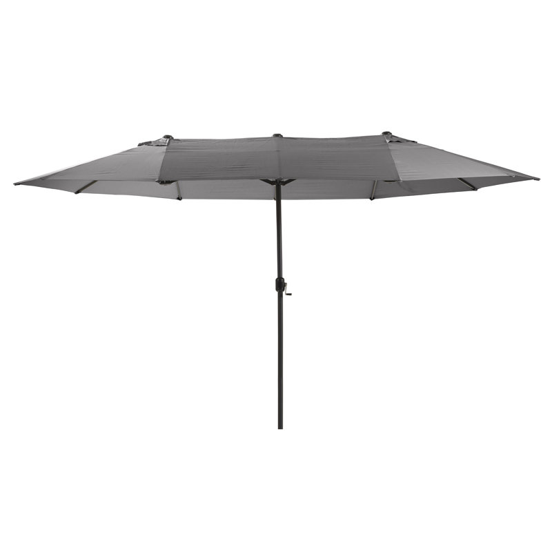 Kerney 460cm X 270cm Rectangular Parasol, Anthracite