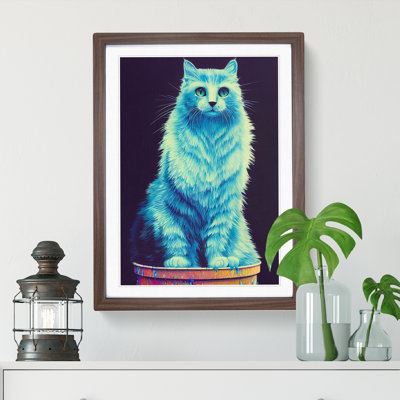 XV1022-4189X Street Cat - Single Picture Frame Print