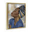 Illustrous Discovery, portrait féminin encadré sur toile flottante dorée, design par Marcus Prime-1395758584-1396531278