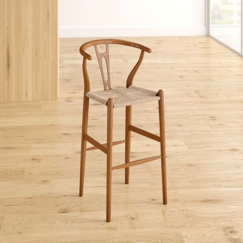 Tabouret de bar en hêtre, Noyer