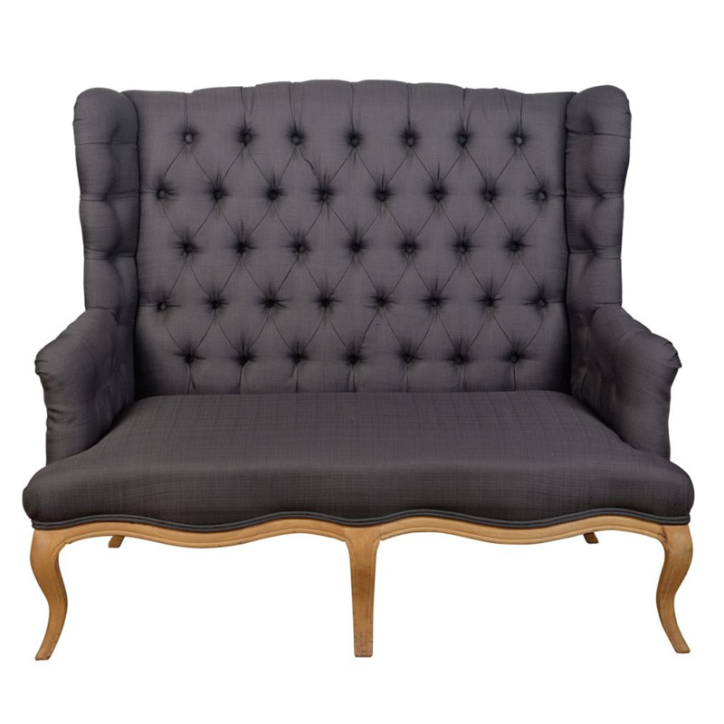 Ouareau 52'' Upholstered Settee
