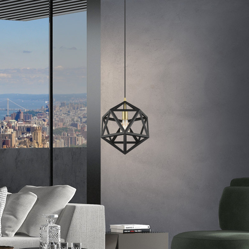 Avilene 1 - Light Pendant, Textured Black