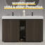 Meuble-lavabo double 60 po-126494745