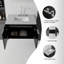 Meuble-lavabo flottant simple 30 po Aether avec porte à fermeture en douceur et comptoir en marbre de culture Aether-132461487