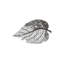 Birch Leaf Wall Art, Silver, MD