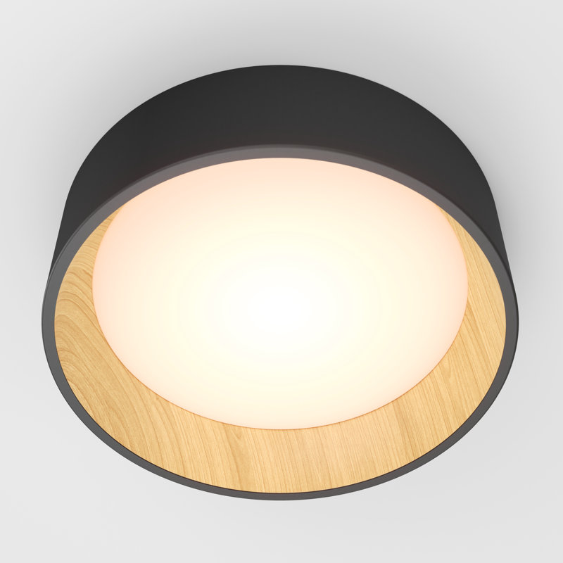 Plafonnier encastré 1 lumière DEL 12,99 po Saudah