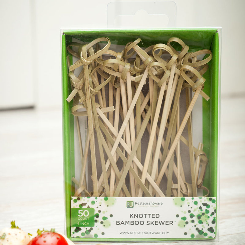 Bamboo Picks, 4", Green