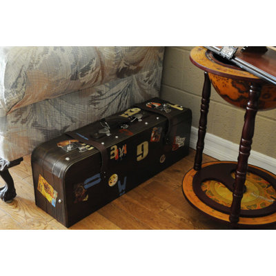 Leather Accent Trunk