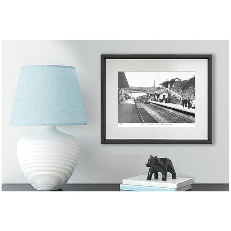 Liskeard, The Railway Station 1907 - Single Picture Frame Print, 60cm H x 80cm W x 2.3cm D