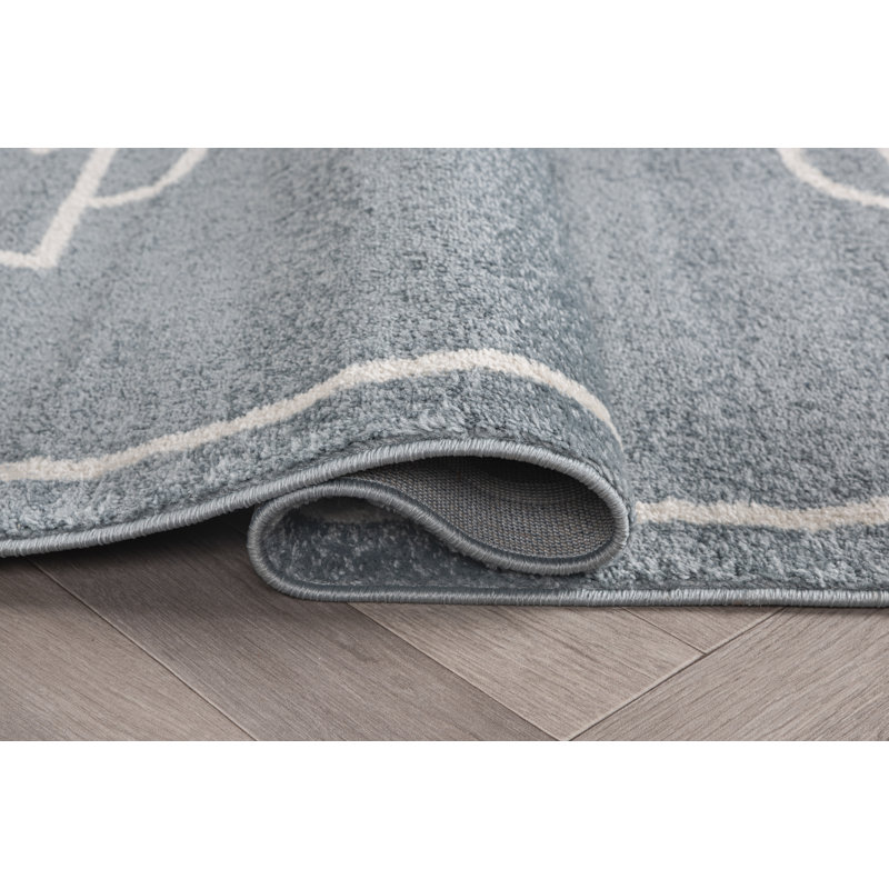 Sayvion Rectangle 47.24 cm x 66.93 cm Geometric Indoor / Outdoor Area Rug