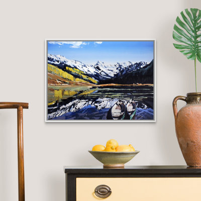 Reproduction d’art sur toile, "vail Canoe" par David Shingler