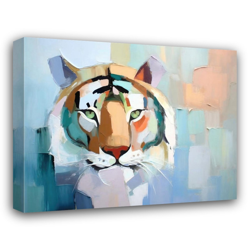 «Tiger» sur toile, H 15 po x l 18 po
