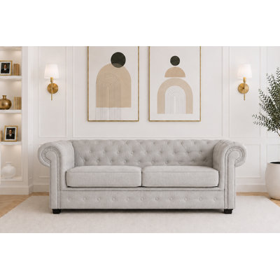 Dunfries Allegra 2 Seater Upholstered Chesterfield Sofa