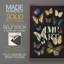 Collectionner Flutter III - reproduction encadrée de qualité supérieure - prête à être accrochée - aucun clou requis - aucun clou requis-727188638-727188704