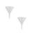 Hutzler Multi-Purpose 7-Piece Plastic Funnel Set