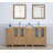  Modern 72" Double Bathroom Vanity Set with Mirror-106870370