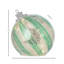 6" LED Glass Stripe Table Piece Ornament