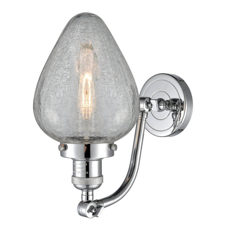 Shauna Armed Sconce, Polished Chrome, No