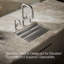 Prolific 23" x 17-3/4" x 10" Under-Mount Single-Bowl Kitchen Sink with Accessories