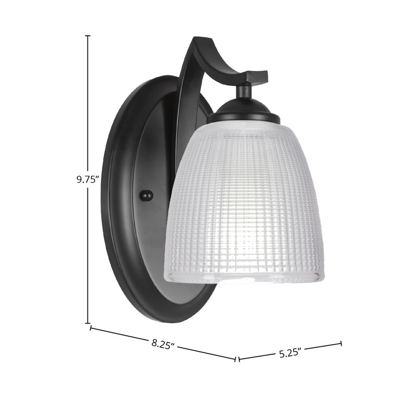 Zilo Wall Sconce, Matte Black