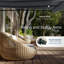 Auvent de patio semi-cassette avec lumières DEL - Collection Moroccan -54833124-54833130
